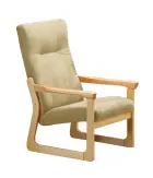 BE - 1 křeslo, koženka HOLY BE 5 - koženka krémová